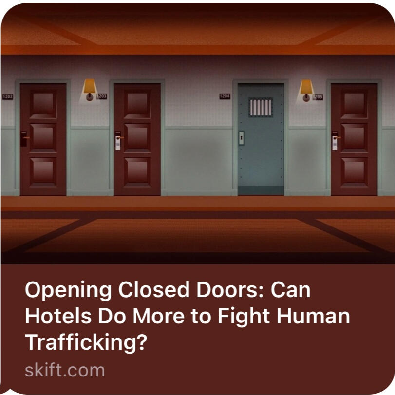 Human trafficking in the travel industry