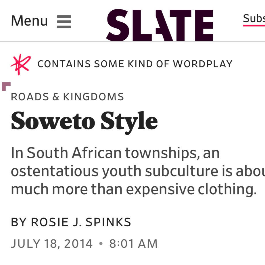 Street style in Soweto, South Africa